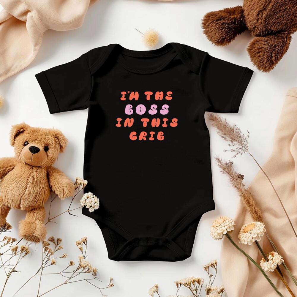 I’m the Boss in This Crib Baby Onesie | Funny Infant Onesie | Cute Baby Gift